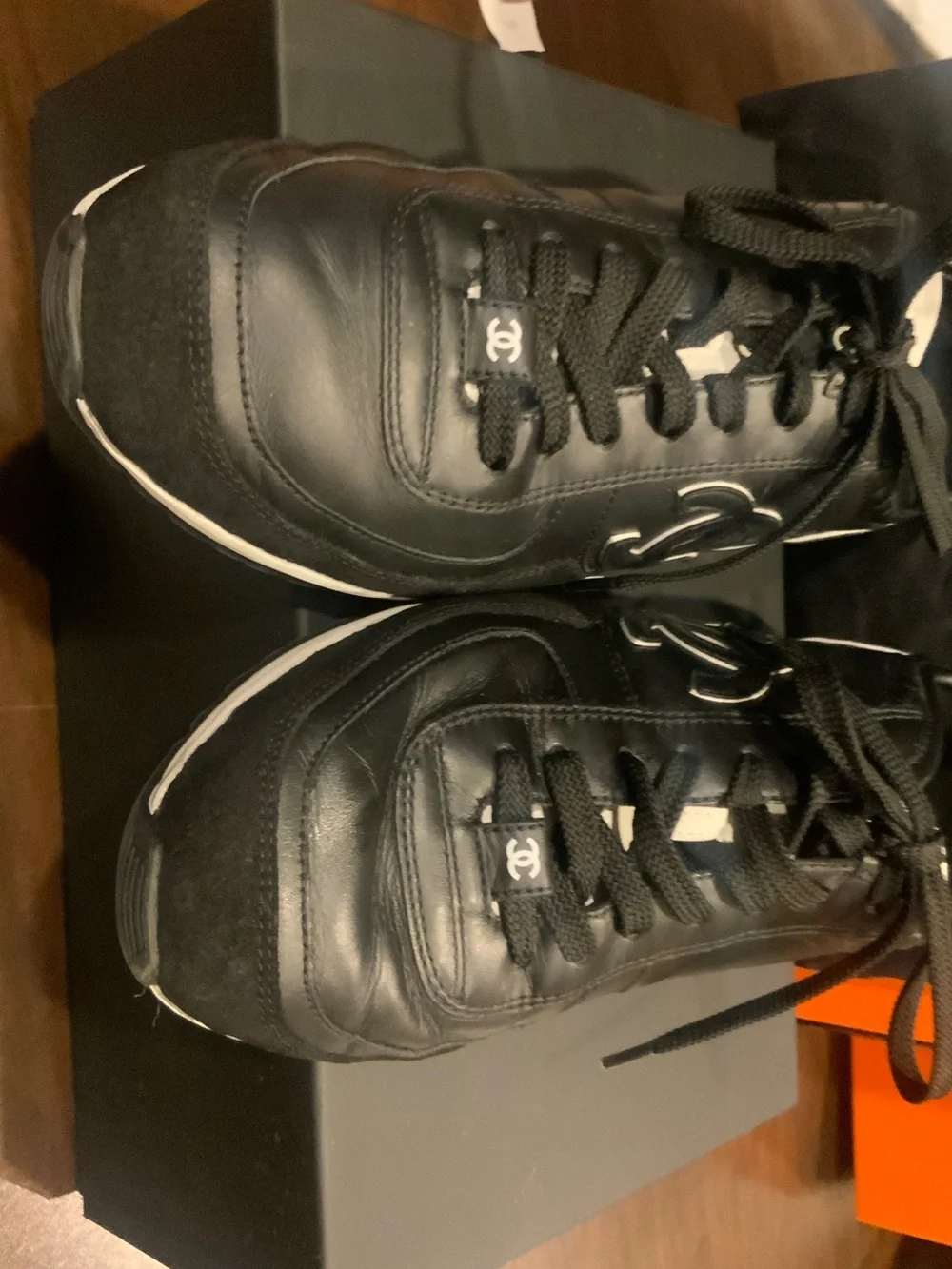 CHANEL trainer flat